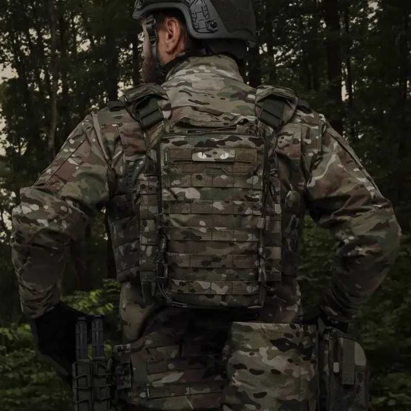 Тактичний рюкзак на 10л до плитоноски на MOLLE Cordura 1000D Мультикам