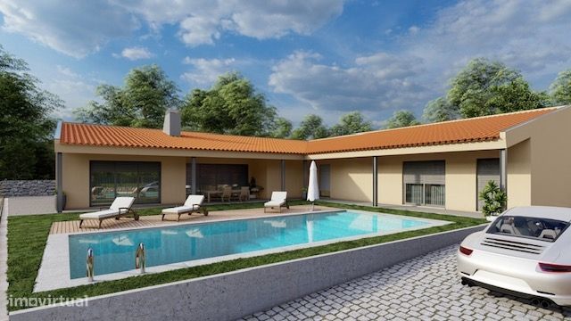 Moradia em Caminha com piscina em lote de 1550mts2