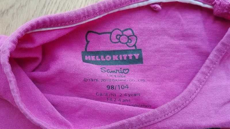 Spódniczka + Bluzka z dł. rękawem Hello Kitty - roz. 98-104
