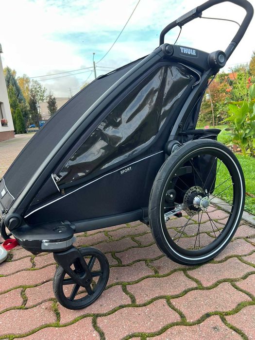 Dwuosobowa przyczepka rowerowa Thule Chariot Sport 2 + Jogging Kit 2