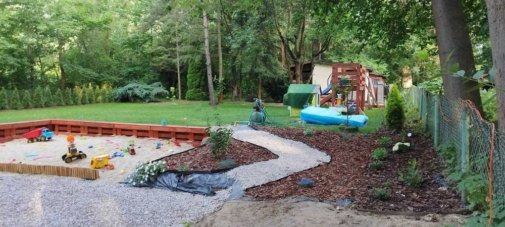 Podwójna działka ROD Wilanówka, Vogla, Wilanów