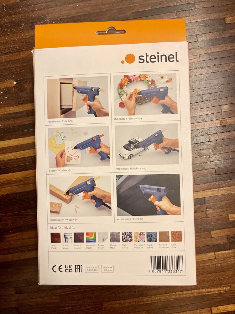 Steinel Gluematic 3002 pistolet do kleju na gorąco profesjonalny 200W