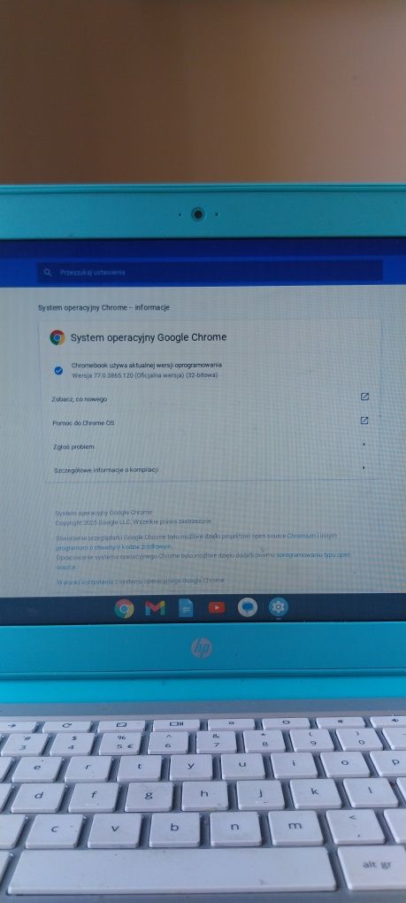 Laptop chromebook