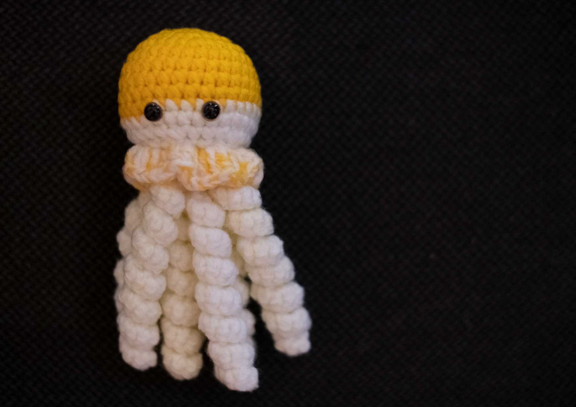 Ośmiornica z włóczki maskotka zabawka prezent na szydełku cthulhu