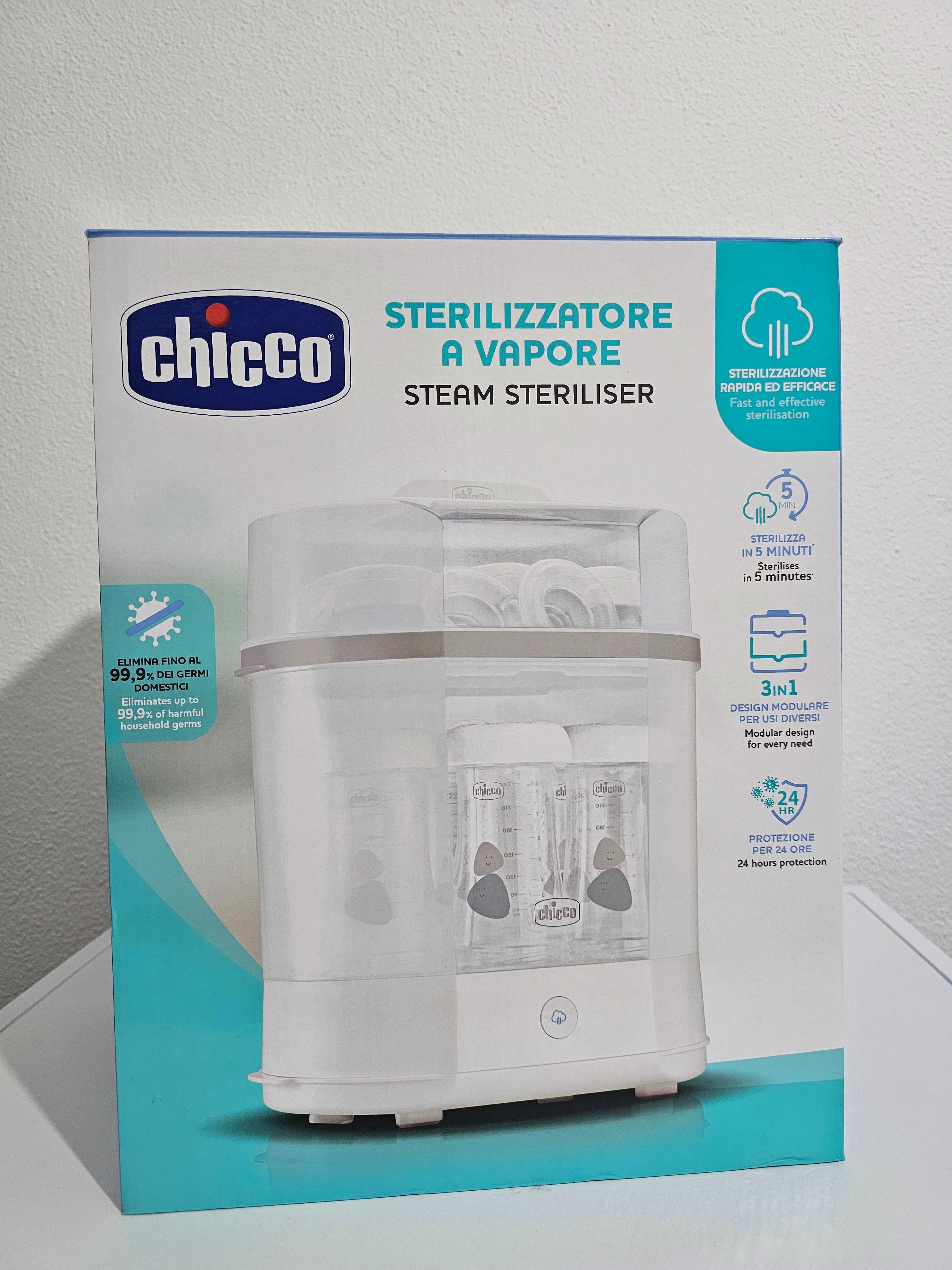 Esterilizador elétrico a vapor 3 em 1 Chicco