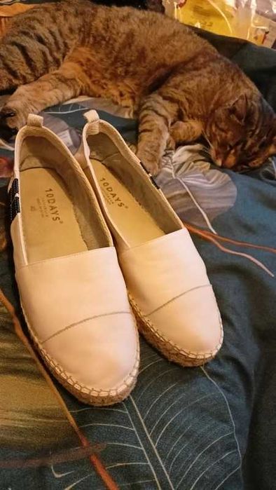 10 Days Two Stripe Espadrilles – damskie, rozmiar 40