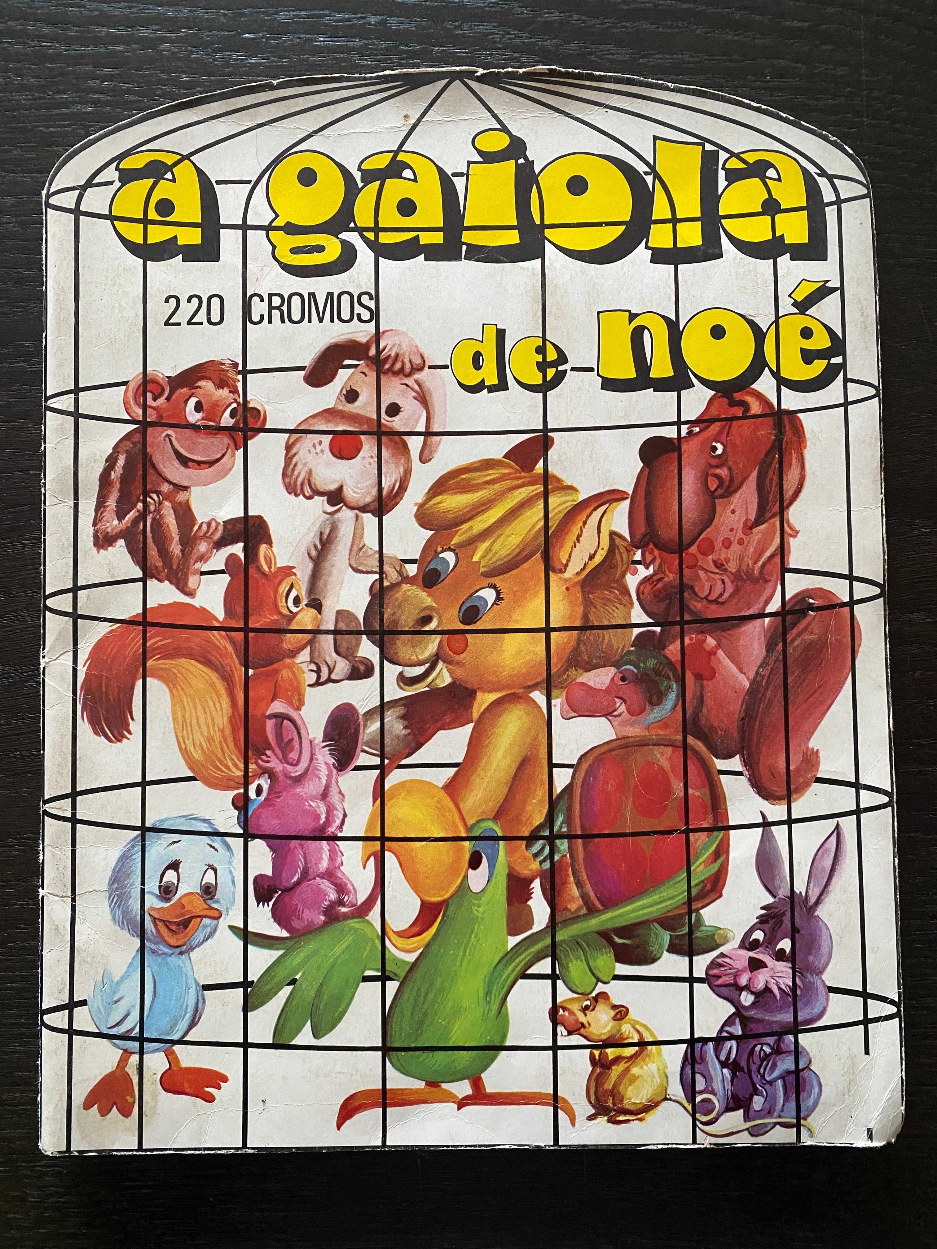Caderneta "A Gaiola de Noé" - incompleta