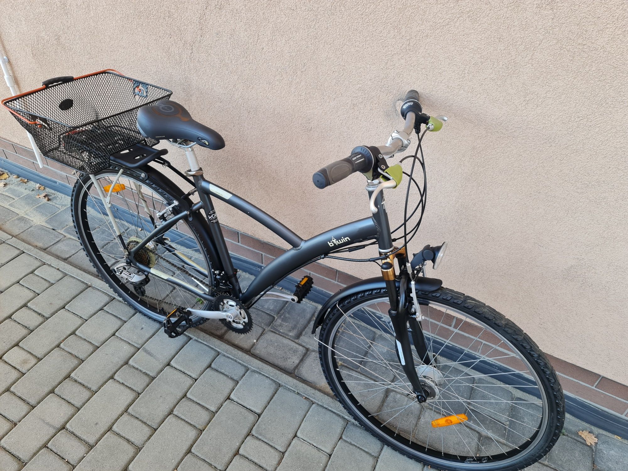 Rower trekkingowy BTWIN Koła 28 SHIMANO aluminium rabat WYSYŁKA