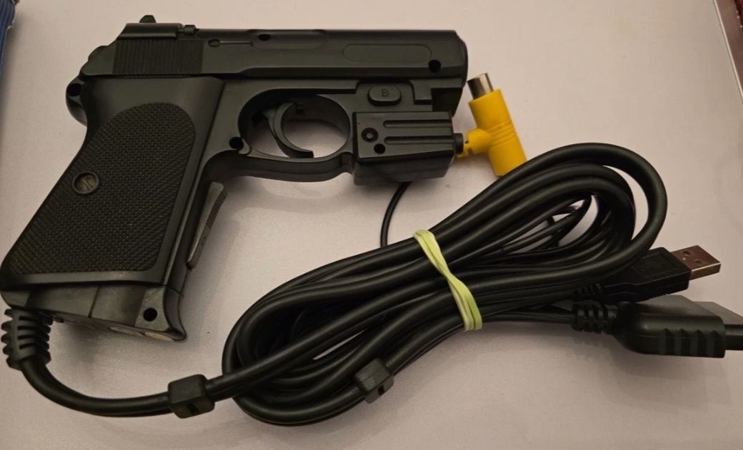 PlayStation 1 e 2 pistola de luz controle G.