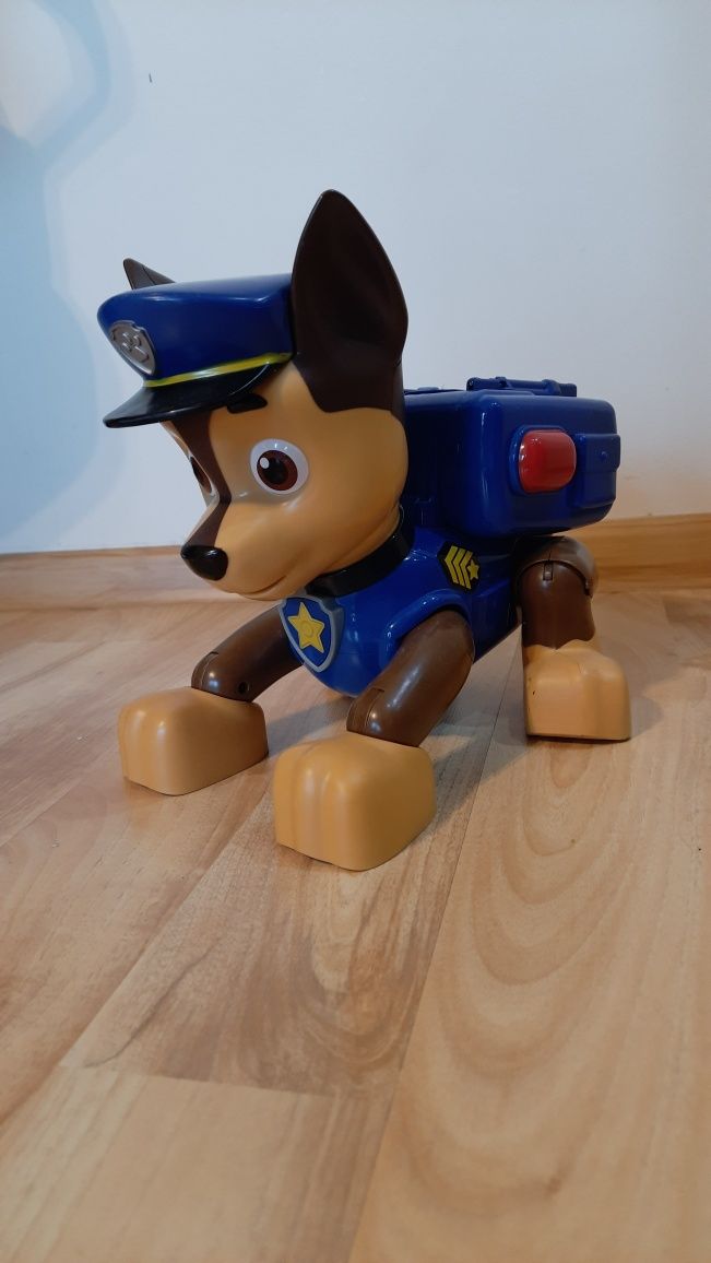 Chase psi patrol zabawka duży chase piesek sieć megafon