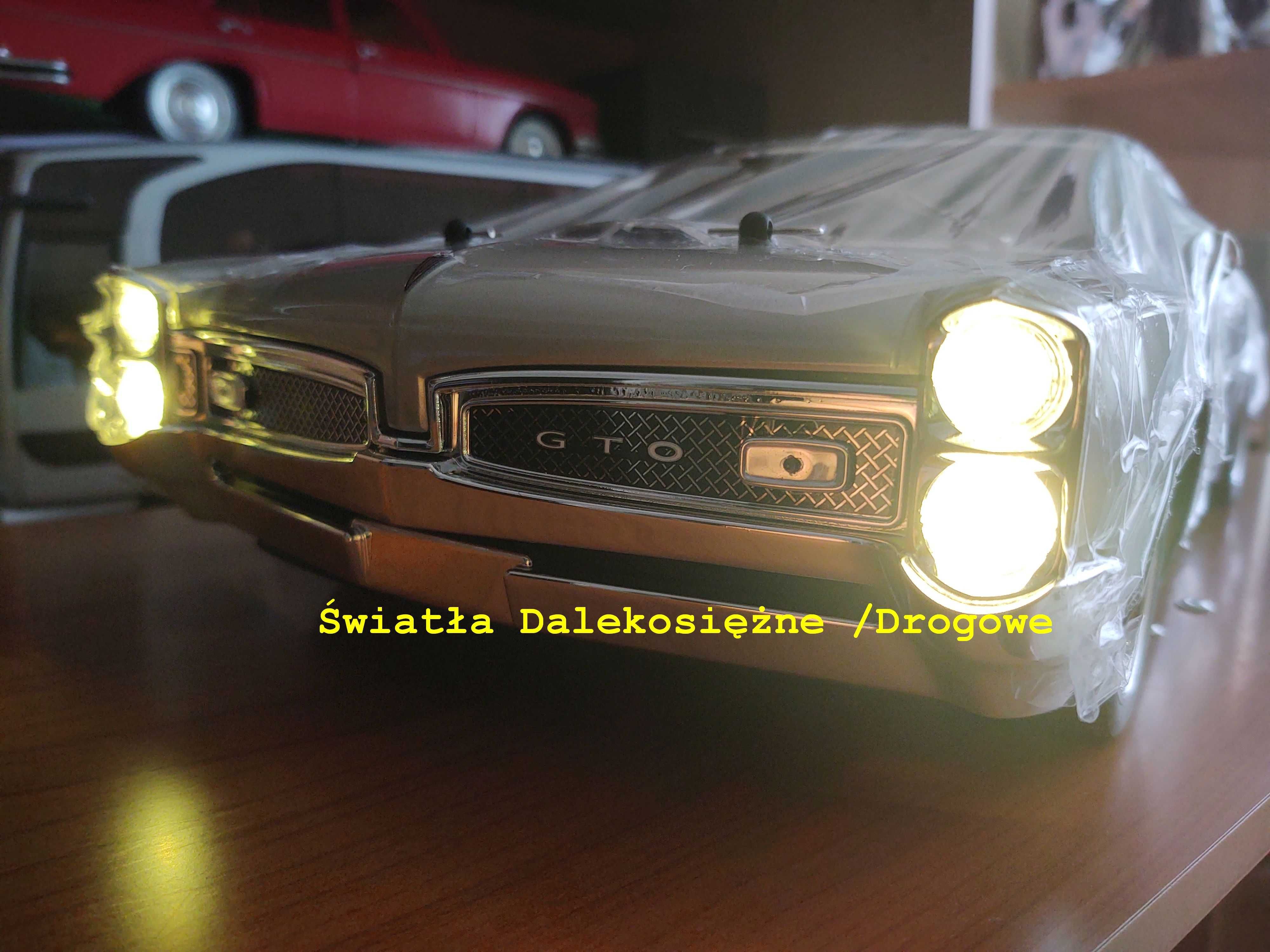 Pontiac GTO 1967 RTR skala 1:10 4WD KYOSHO Oświetlenie.Fabr Nowy