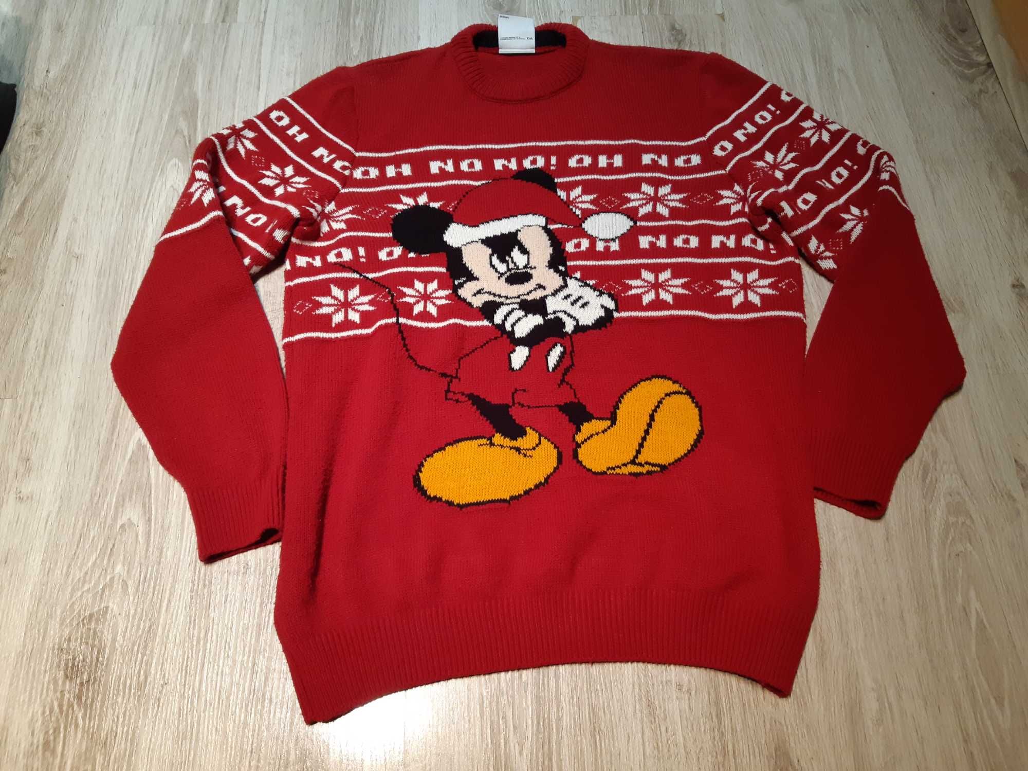 Sweter świąteczny - myszka miki Disney