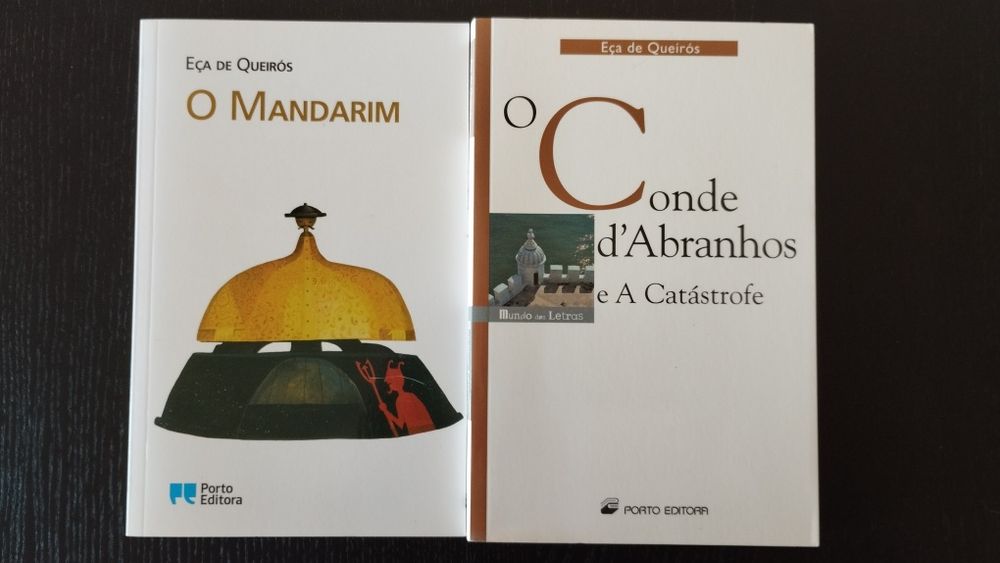 Livros de Eça de Queirós - O Mandarim / O Conde d'Abranhos