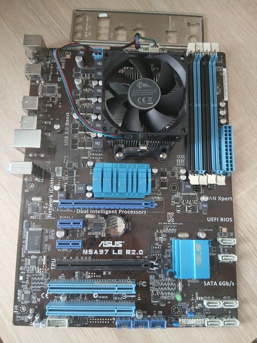 Материнка ASUS M5A97 LE R2.0 + AMD FX6300