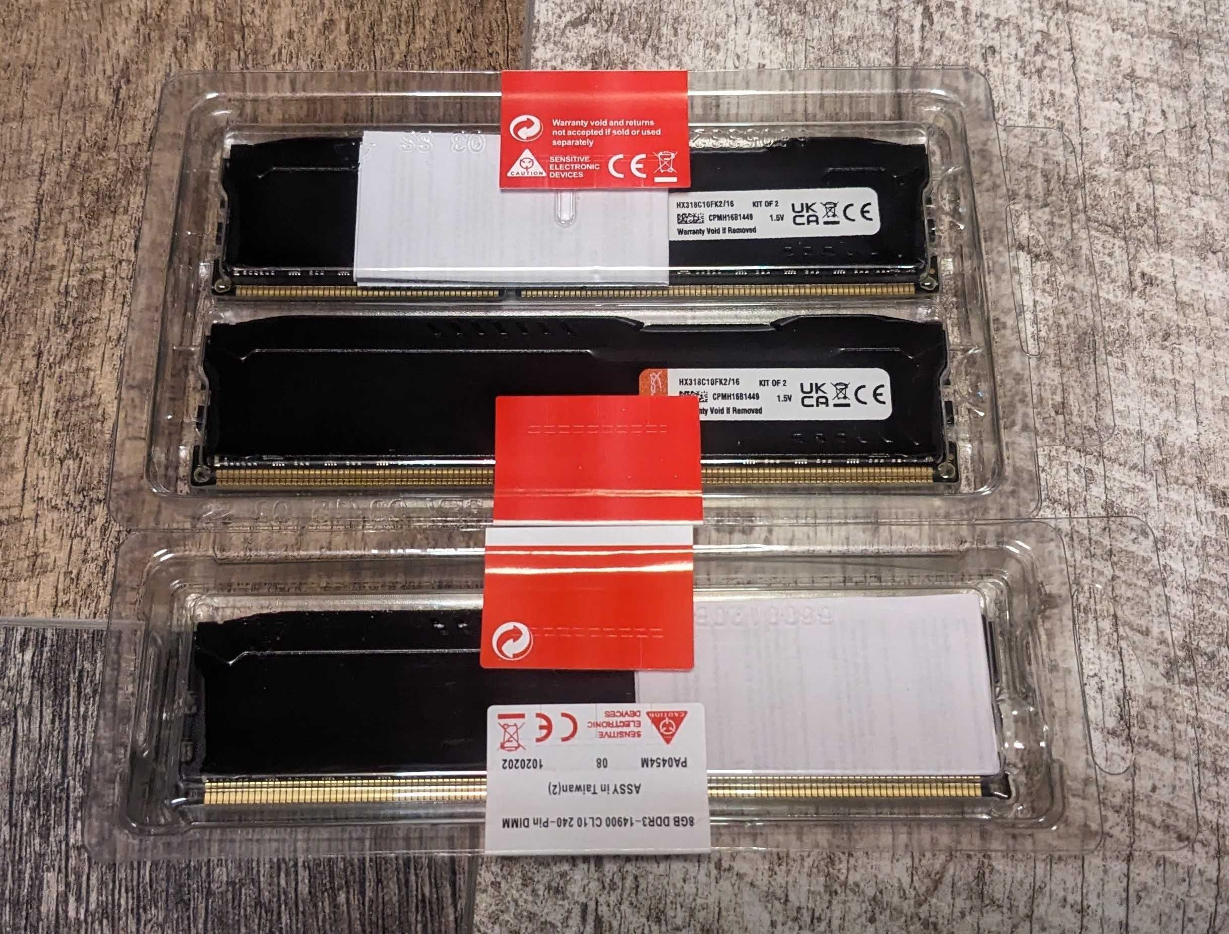 Kingston Fury DDR3 8GB 1866MHz Новая
