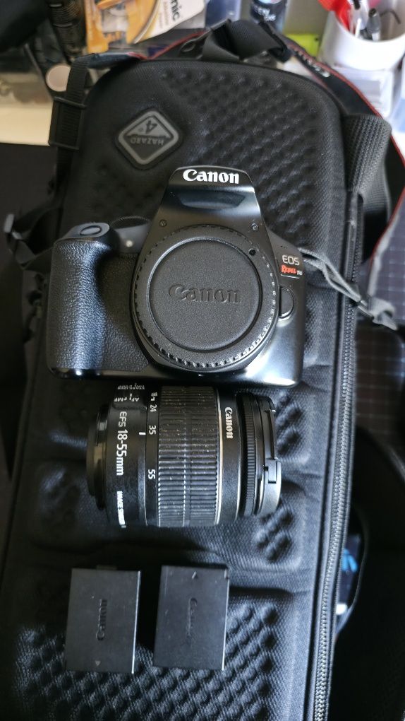 Canon Rebel T6 + mochila Hazard