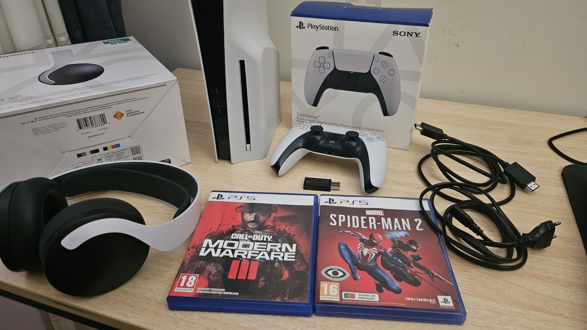 Ps5 slim 1T e acessórios