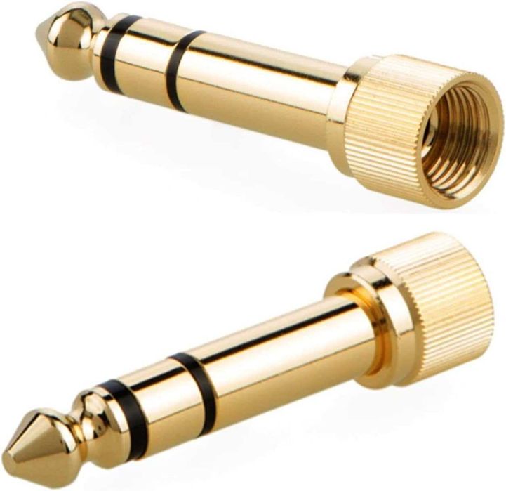 Адаптер для наушников 6.3 Jack с резьбой