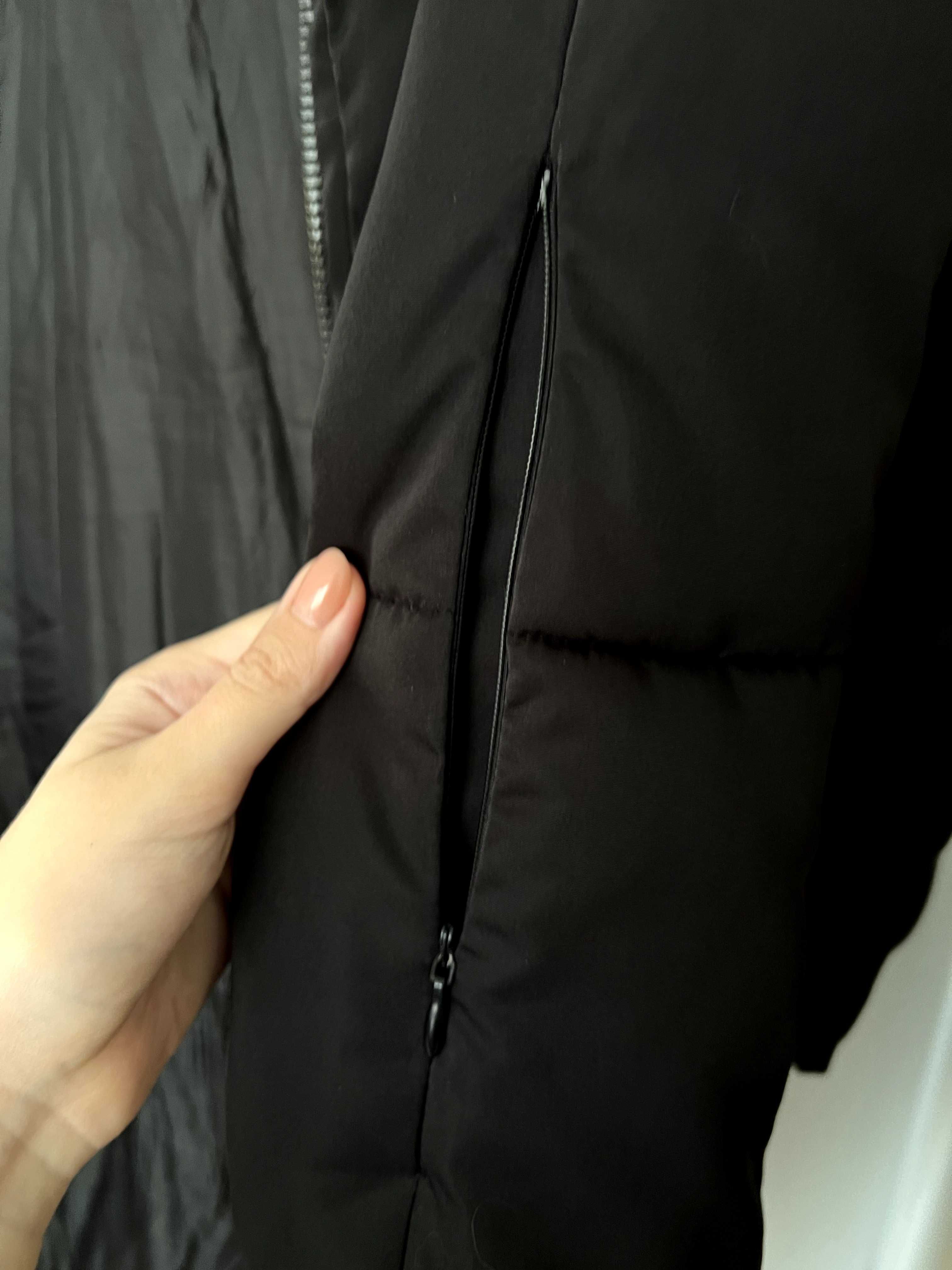 Пуховик чорний, Reserved, 34/6/XS-S розмір