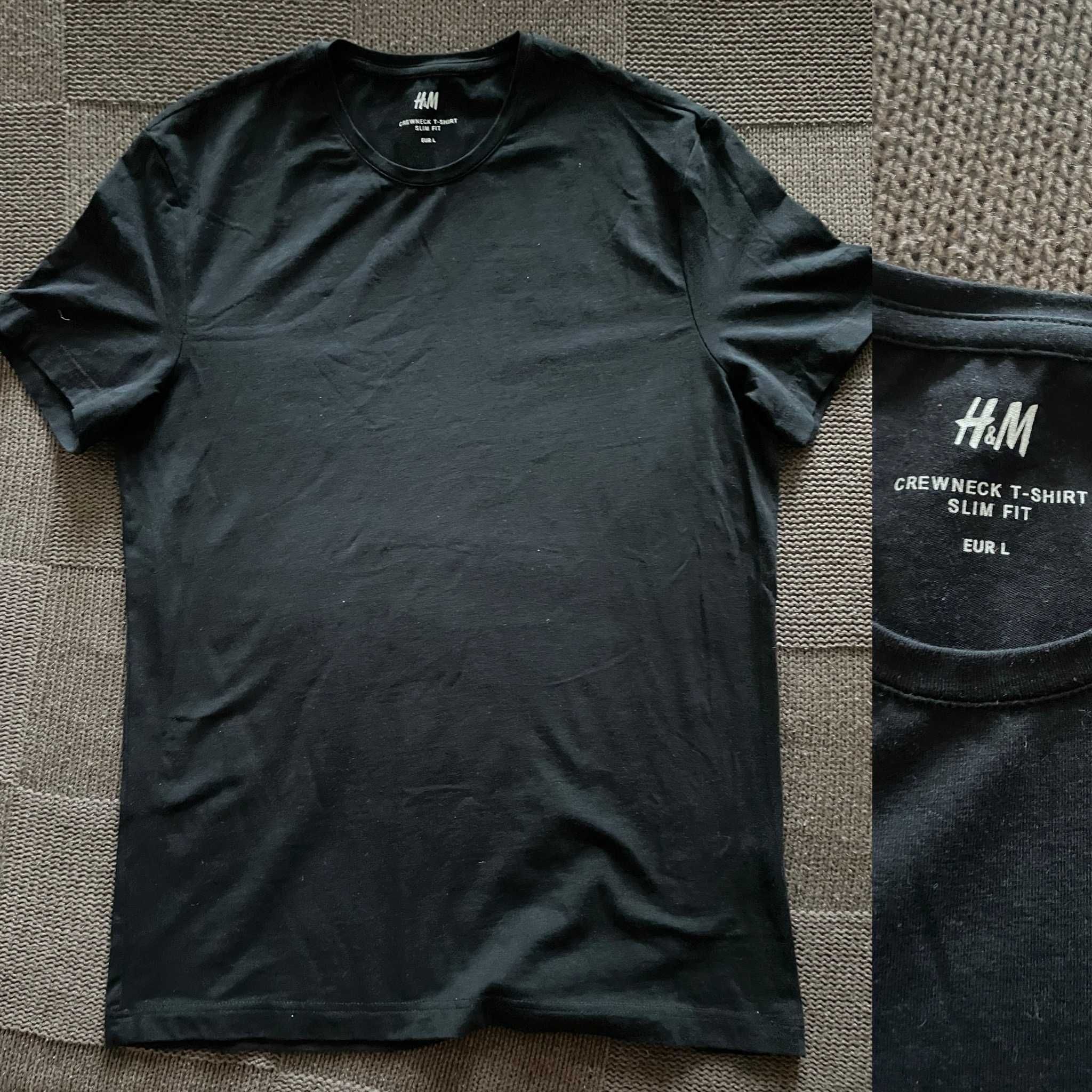 Черная футболка Colin's / House / H&M (4 штуки)