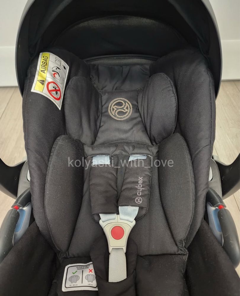 Cybex balios s lux + автокрісло cebex t-size + адаптери+ база та підст