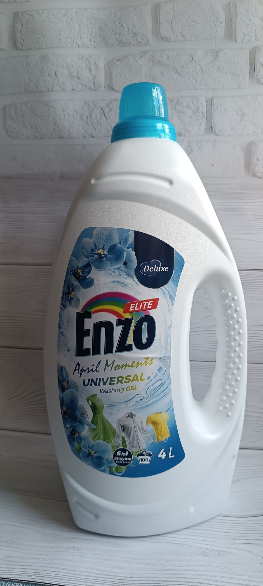 Гель для прання Enzo 4 Л (новинка) універсальний,парфумований