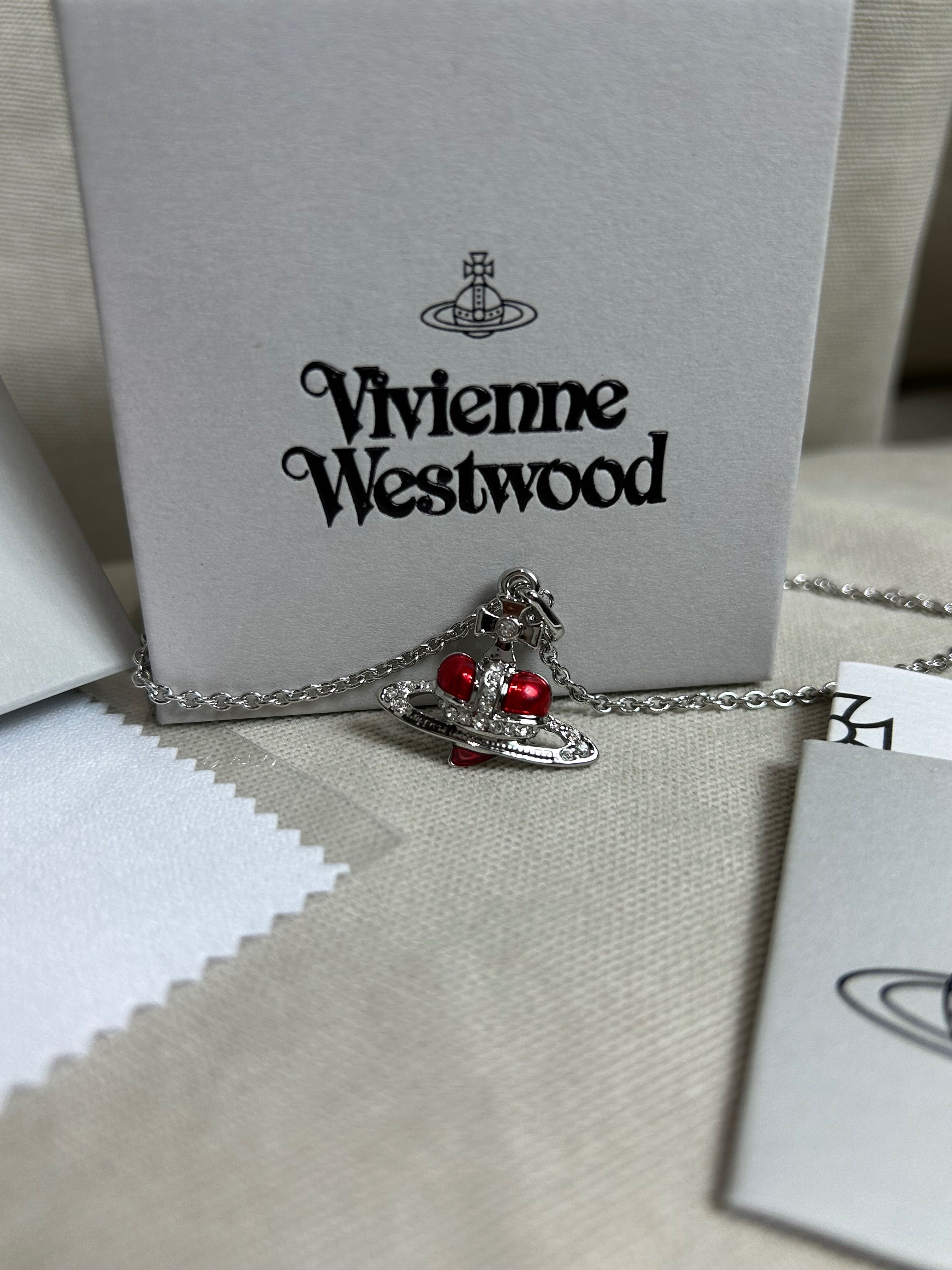 Vivienne Westwood Mini Red Heart Saturn