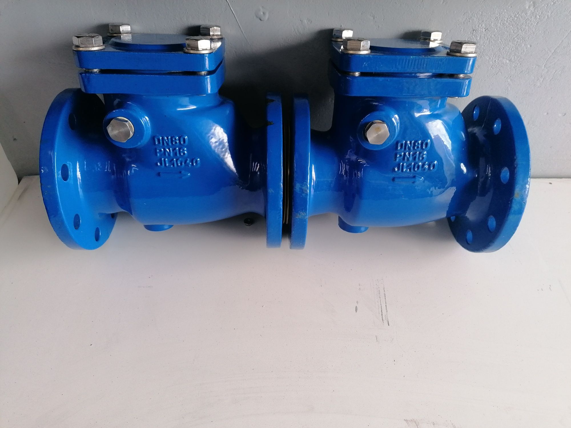 Zawór zwrotny klapkowy Zetkama fig 302 DN80 PN16 T-max 80 C