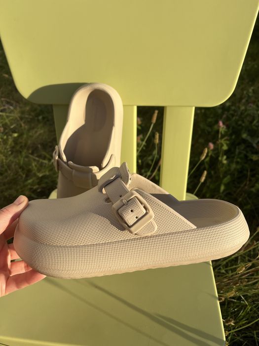 Крокси сабо клоги бежеві primark 36/37 23см