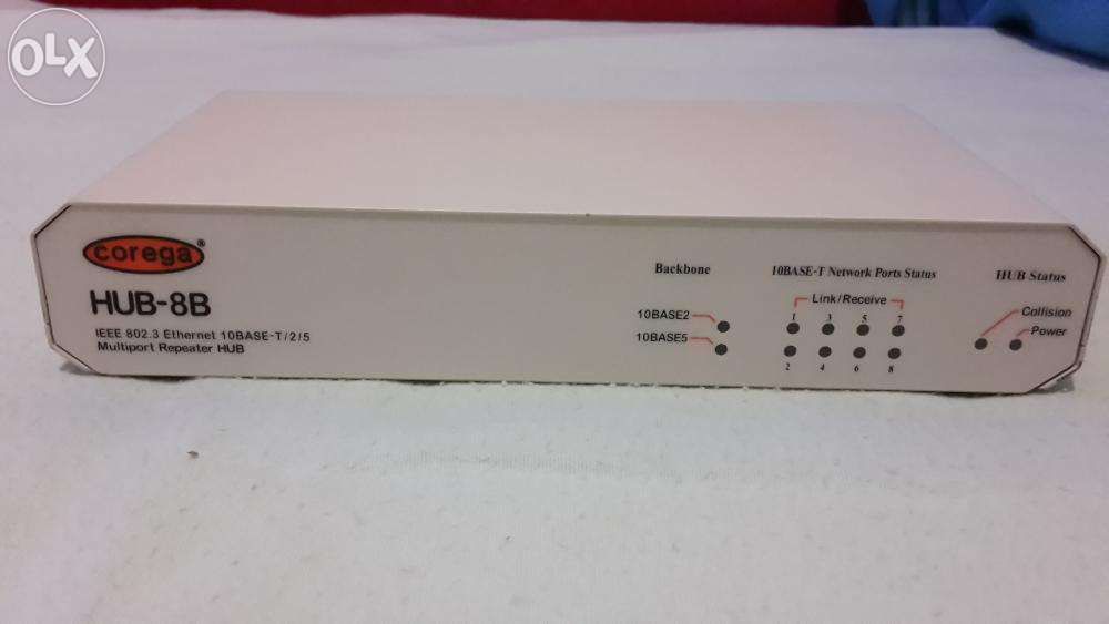 Hub-8b corega multiport repeater