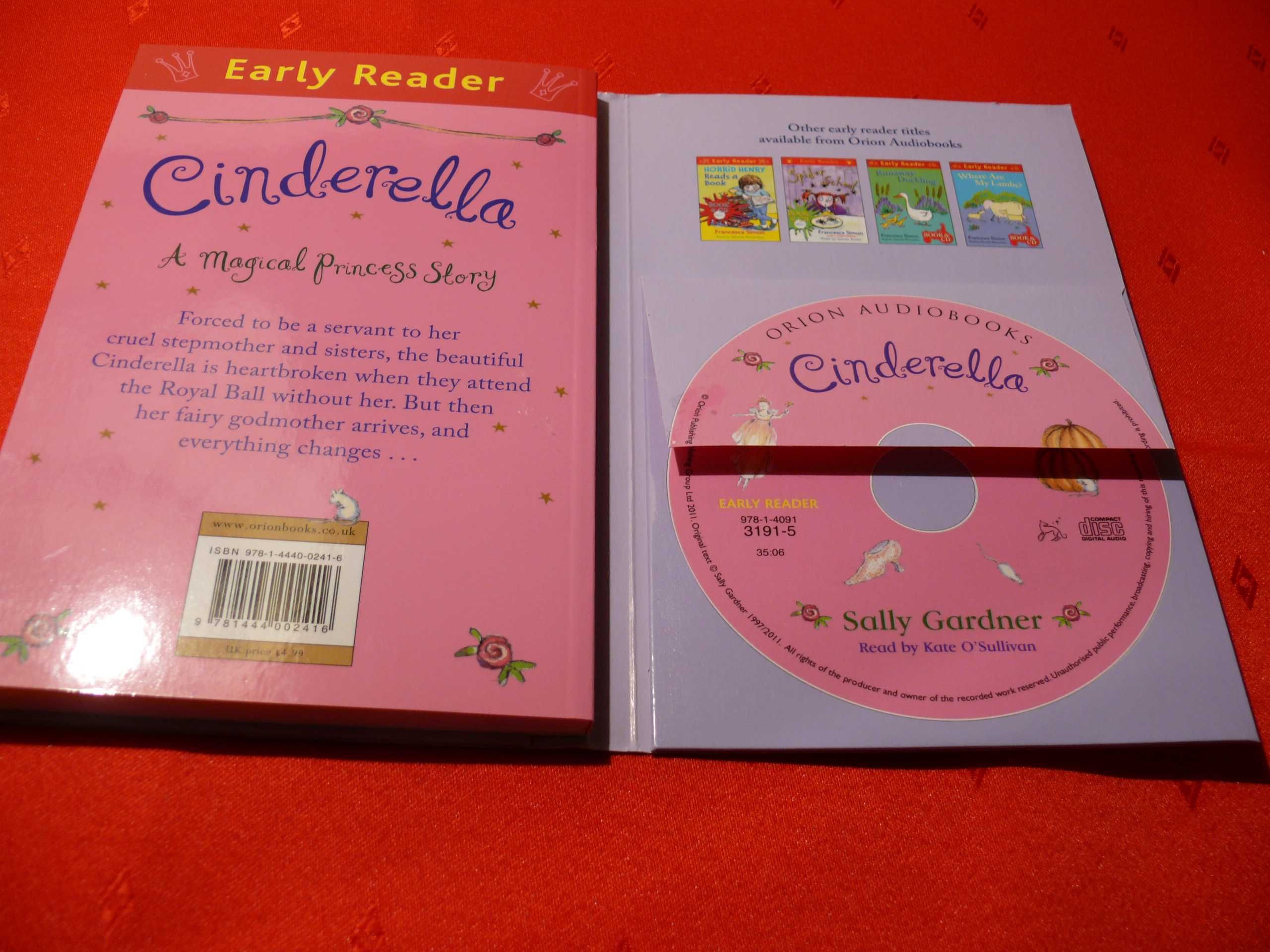 Nauka Angielskiego Cinderella/Kopciuszek dla dzieci CD + ksiażeczka