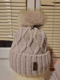 Набір шапка+баф зима