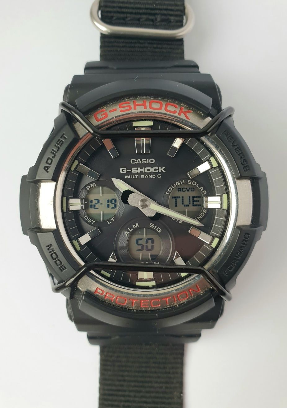 Casio G-Shock GAW-100 custom moduł 5444 multiband 6 tough solar