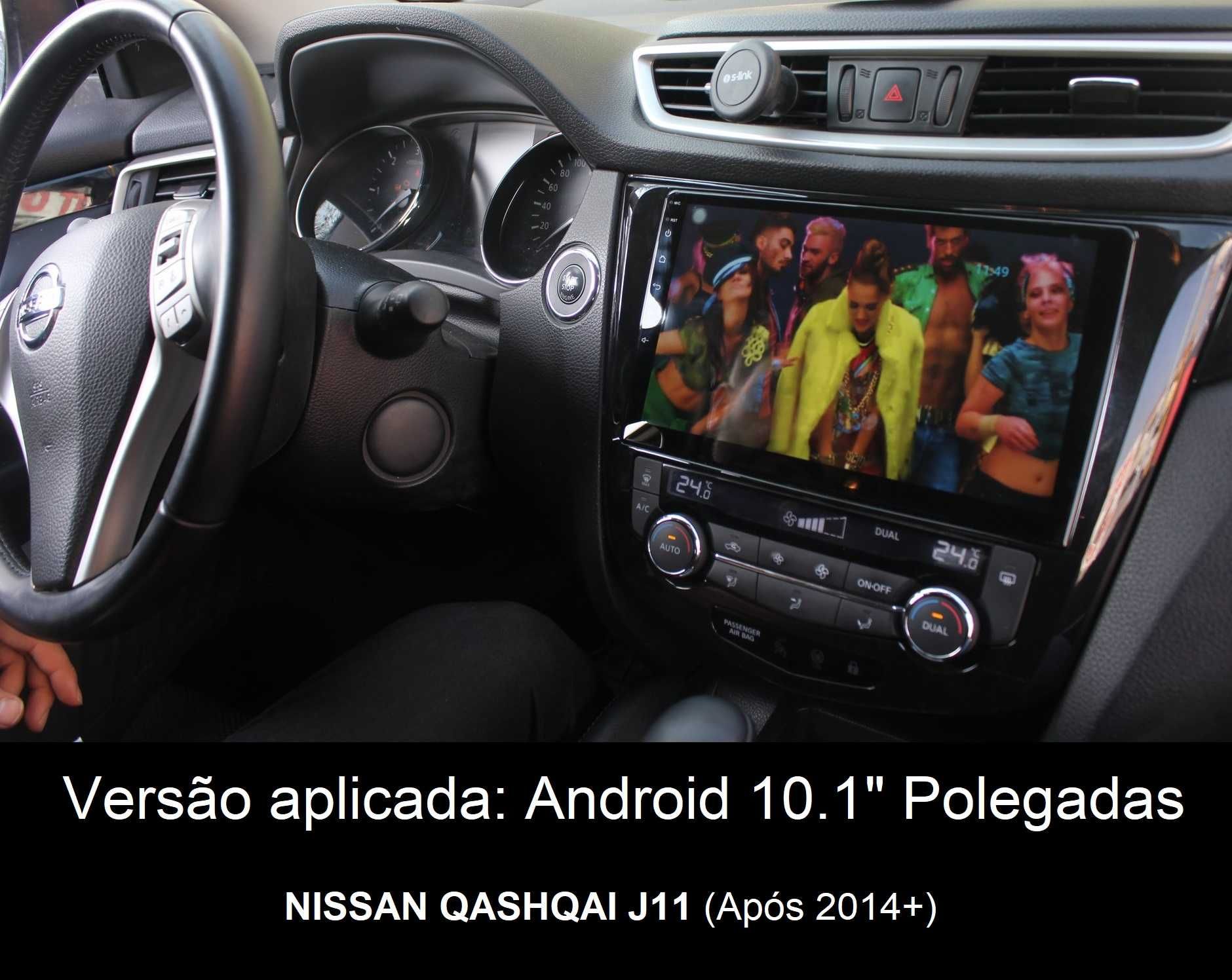 (NOVO) Rádio 2DIN 9" Nissan QASHQAI J10 / J11 (2007 a 2021) • Android