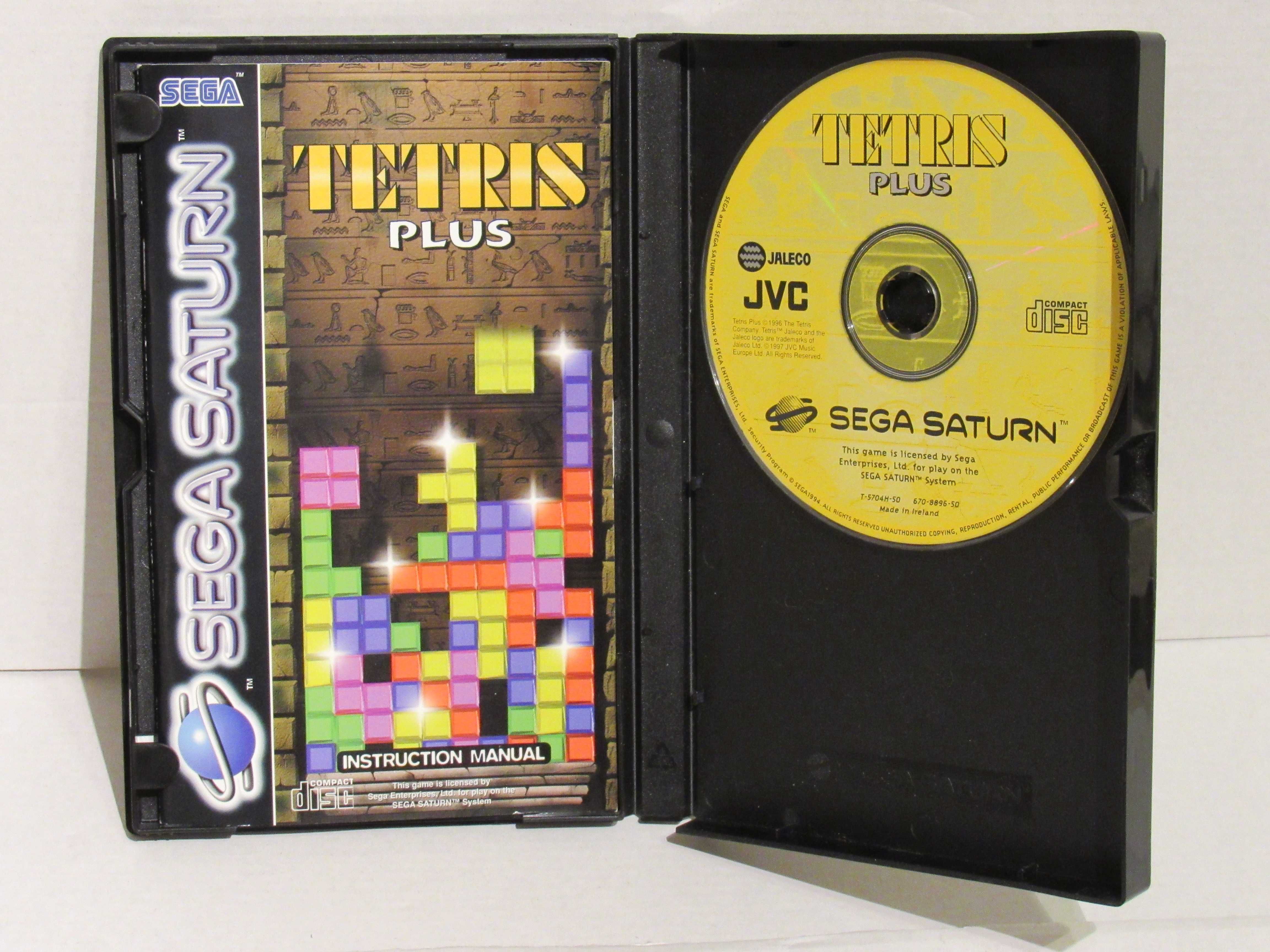 Jogo Sega Saturn Tetris Plus completo
