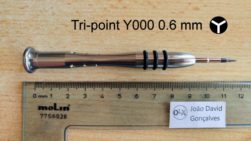 Chave ferramenta premium parafuso tri point tri wing 0.6 mm iPhone