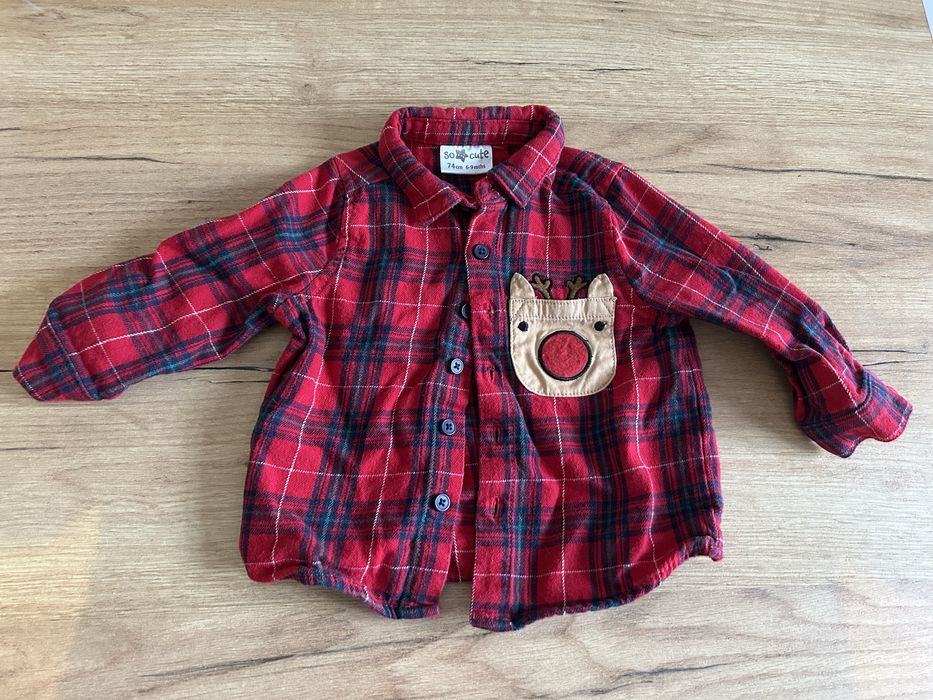 Ubranka świąteczne dla chłopca r.74