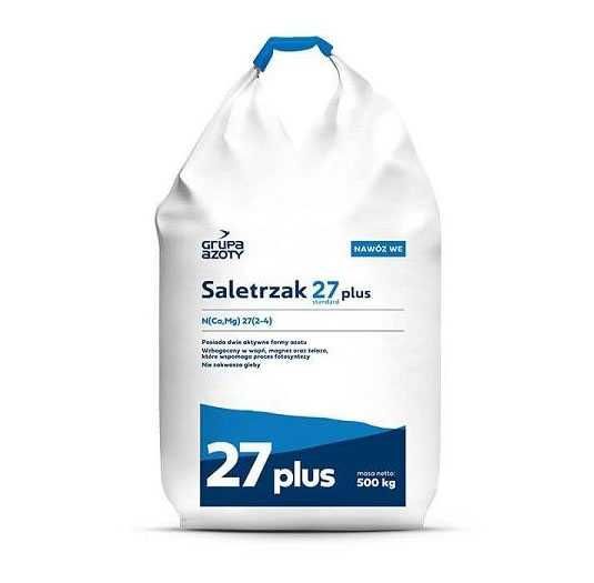 Nawóz azotowy Saletrzak 27 Standard Plus BIG BAG 500kg Grupa Azoty