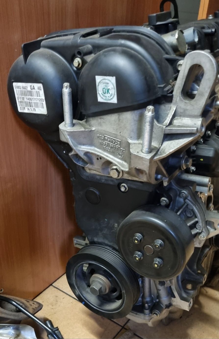 Silnik ford Ka plus  1.2 16V YSKD Stan bdb 80tys przebieg