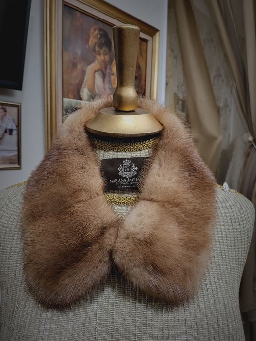 Golas em pêlo Vison Golden Honey  varias