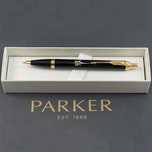 Ручка кулькова Parker IM Black GT BP Тризуб
