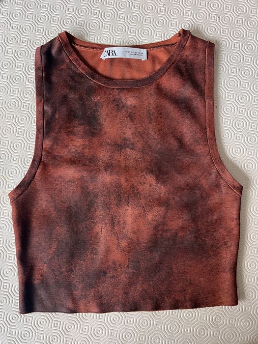 Top tijolo / terracota Zara