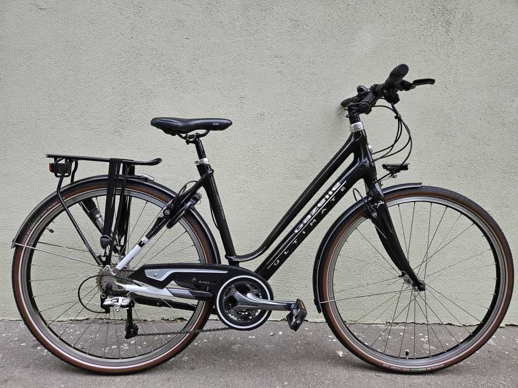GAZELLE - ULTIMATE T30 PLUS rama 51cm, CARBON, Deore XT 3x10, Magura