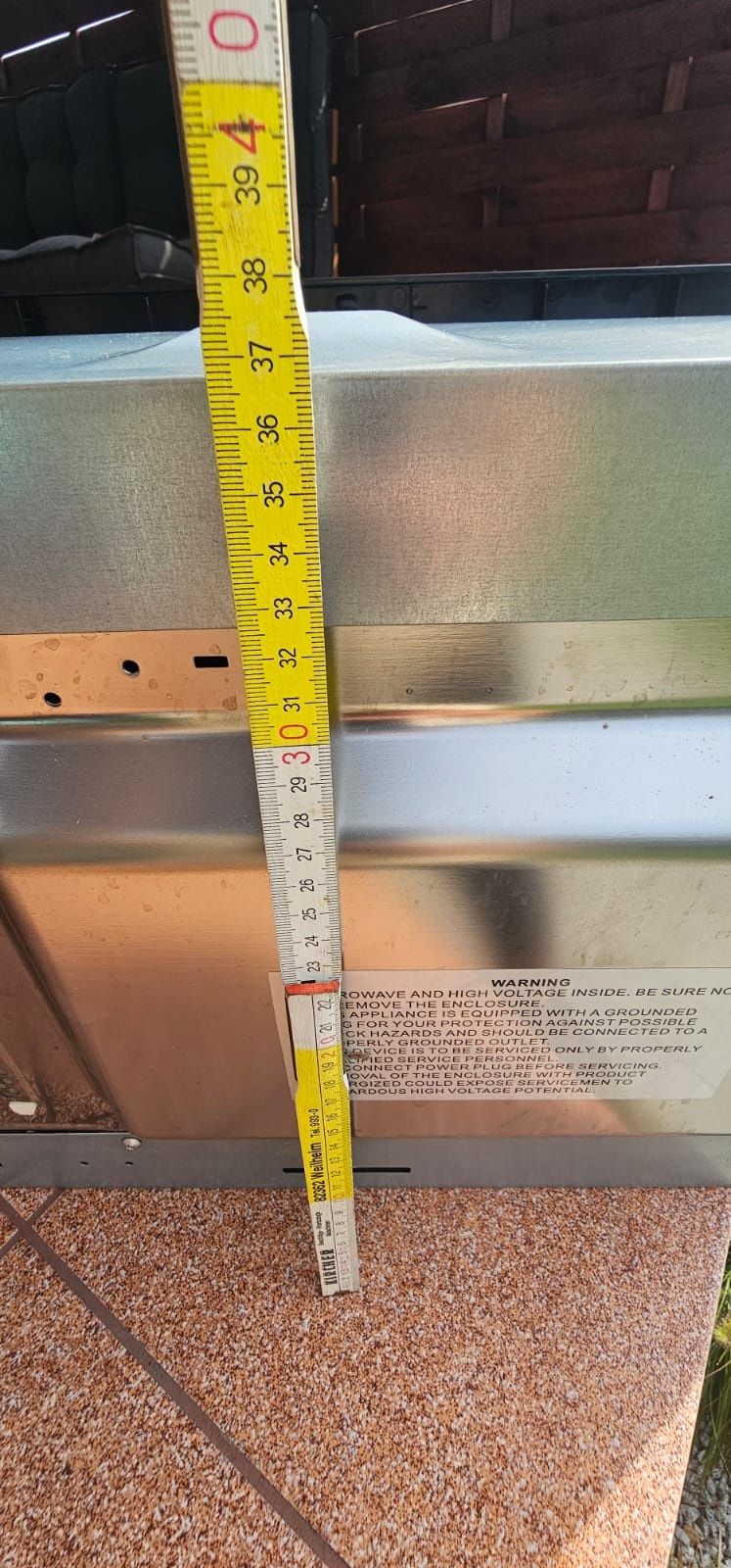 Kuchenka  mikrofalowa do zabudowy grill Kernau 1450W