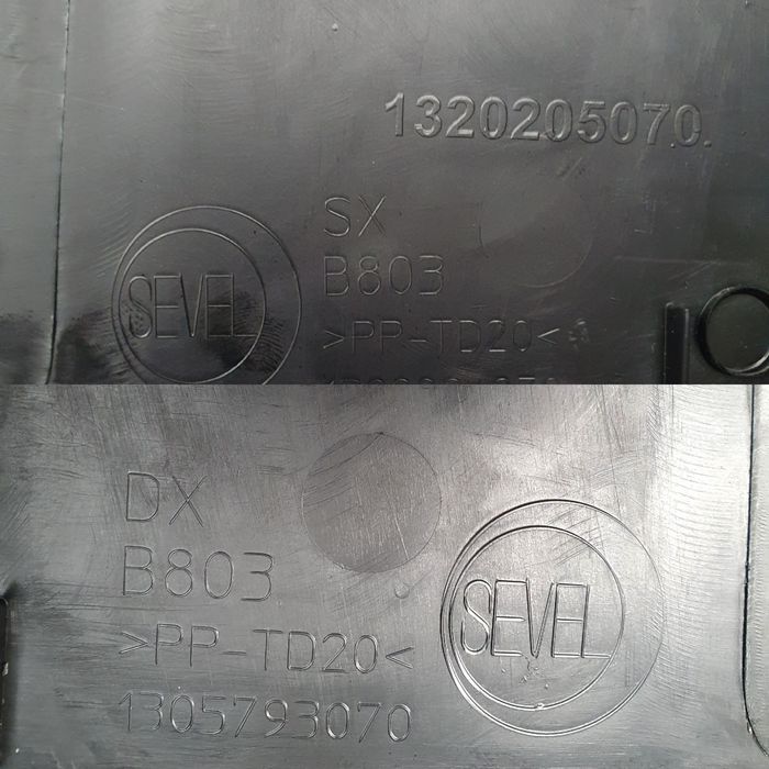 Fiat Ducato osłona słupka dolna camper oryginał komplet