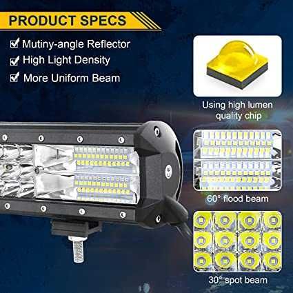 Pas świetlny led do pojazdów terenowych 80cm