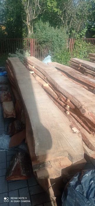 deski dębowe półroczne do suszenia grubość 5cm