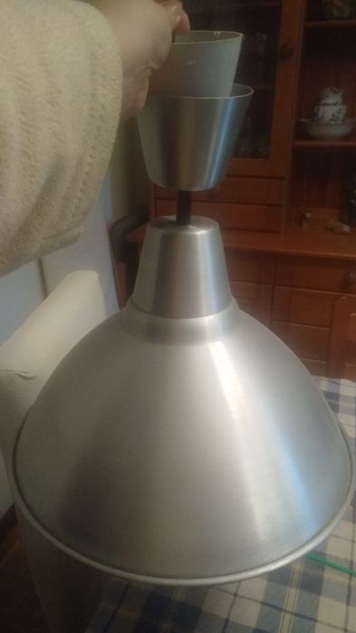 Candeeiro IKEA inox