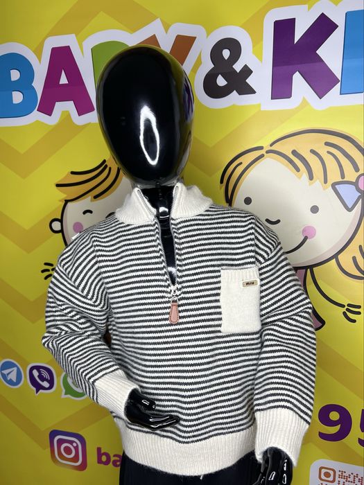 Теплий зимовий светр дя хлопчиків та дівчаток