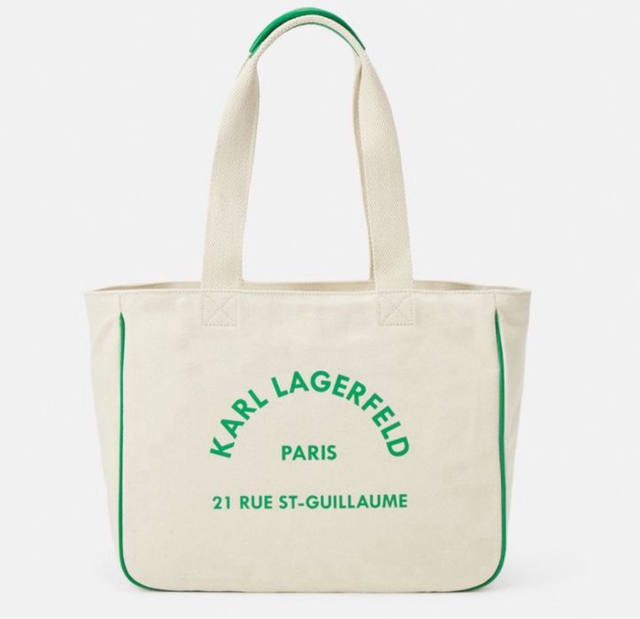 Karl Lagerfeld nowa duza torba plocienna